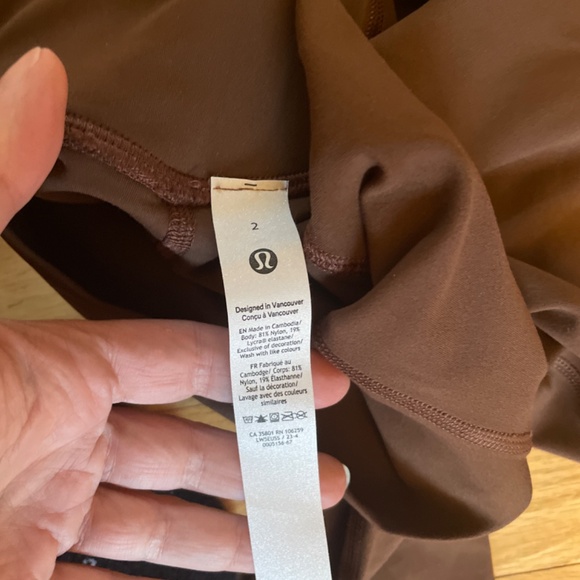 Lululemon Align Mini Flare SZ 2 NWOT JAVA 32”🤎🤎 - Picture 7 of 8